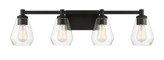 Clarity Four Light Bath Vanity in Coal
