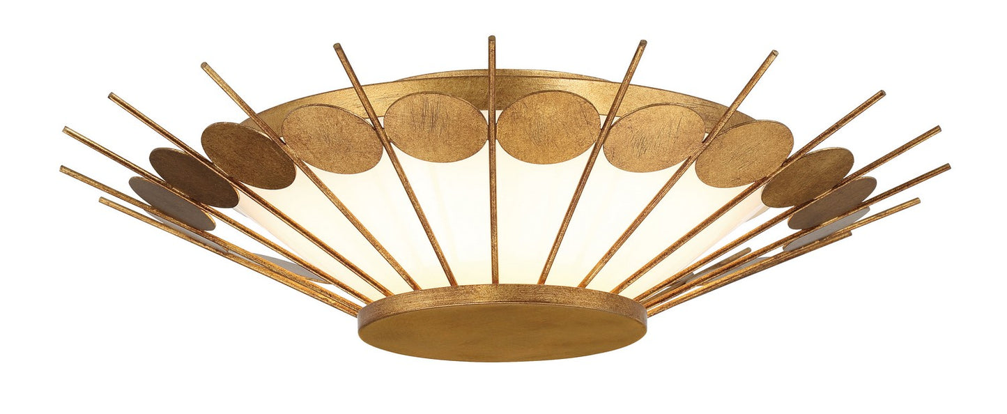 Capieso LED Flush Mount in Elara Gold