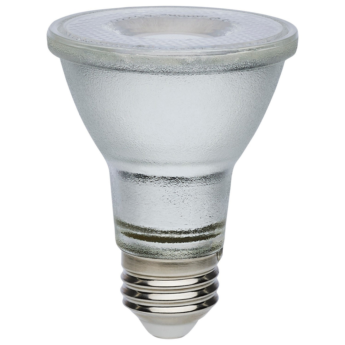(4-Pack) Satco S11494 7W LED PAR20 PAR Bulb, E26 Base, 3000K, 450 Lumens, Silver