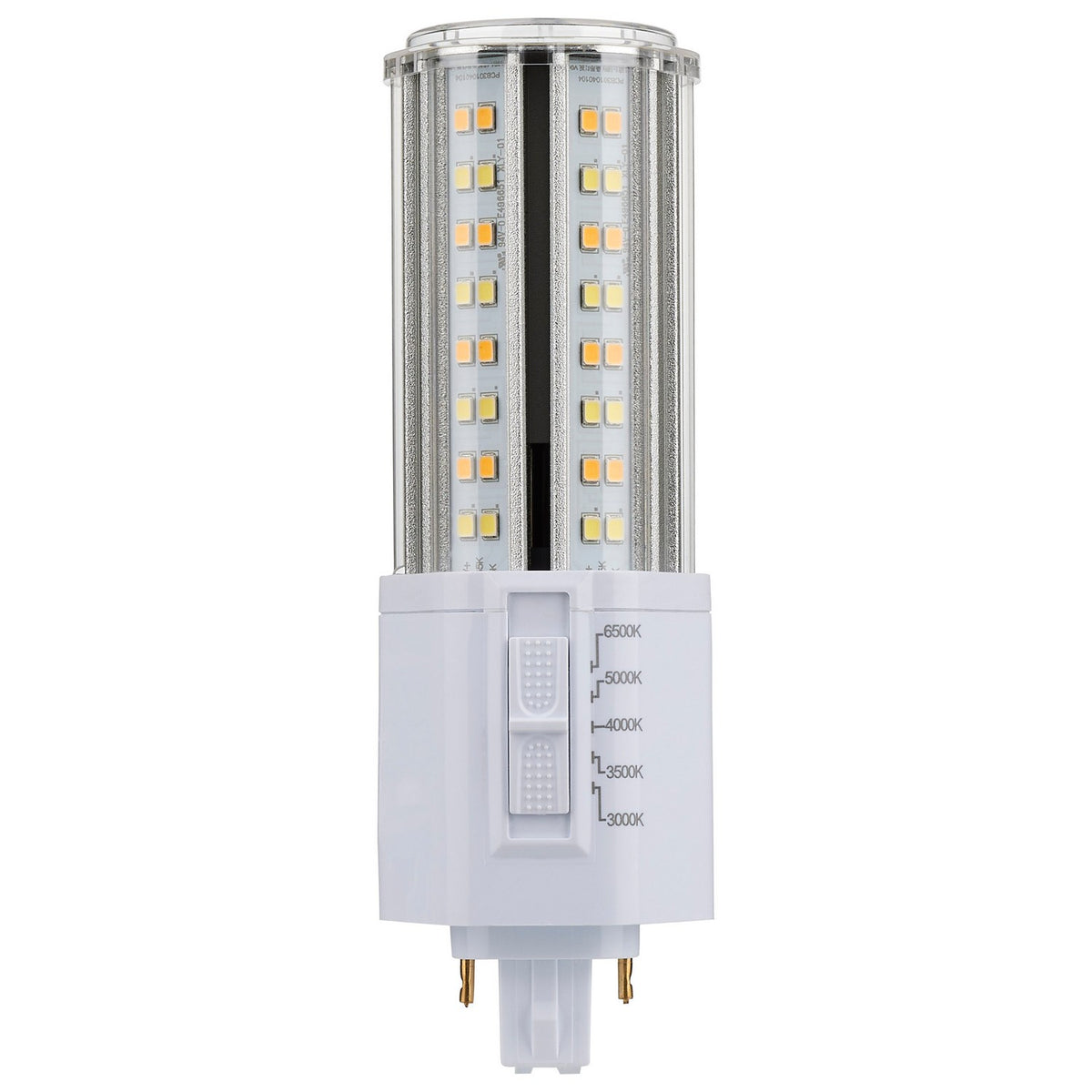 (4-Pack) Satco S21413 14W LED PL Bulb, G24d Base, 3000K, 1750 Lumens, White
