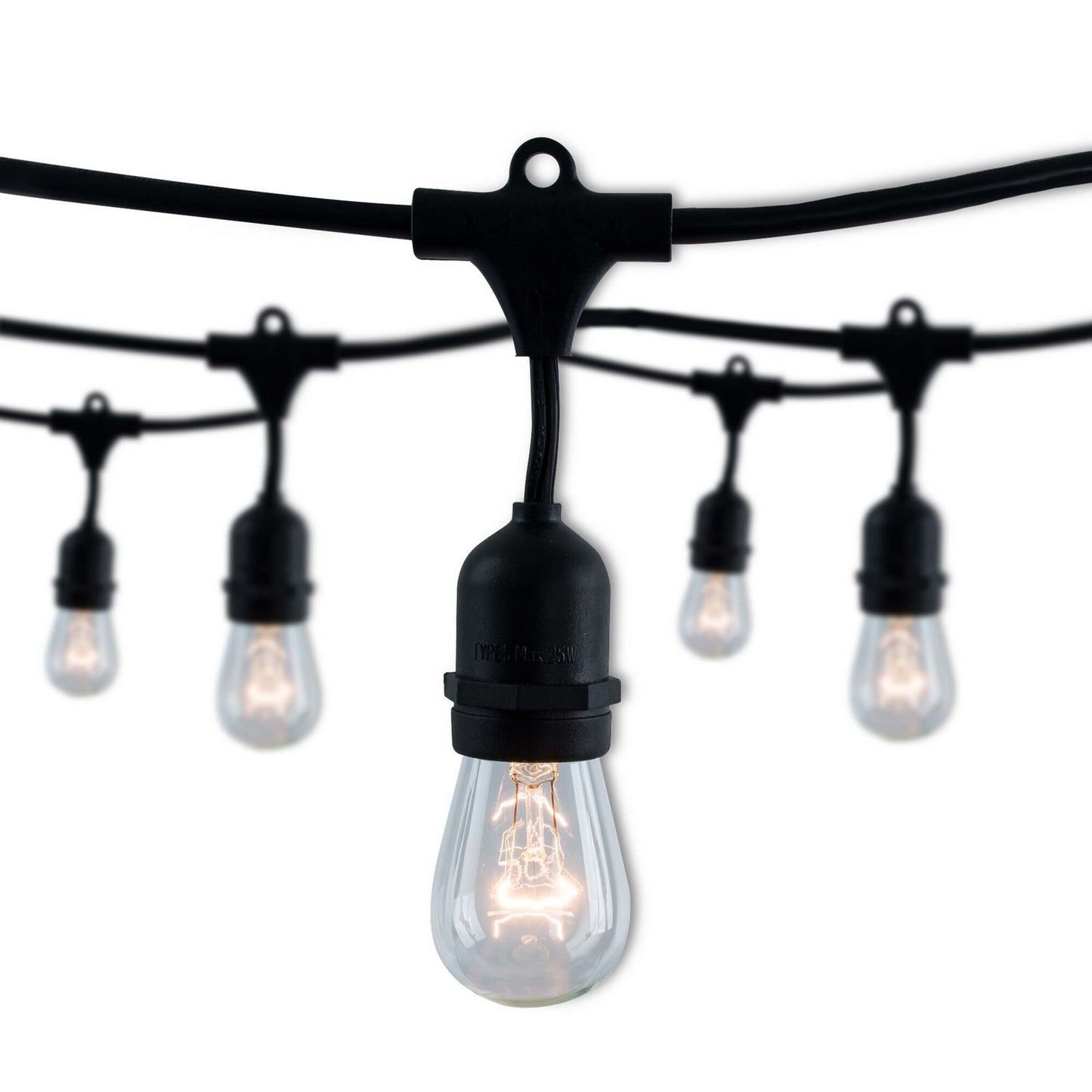 Bulbrite - 812312 - String Light - String - Black