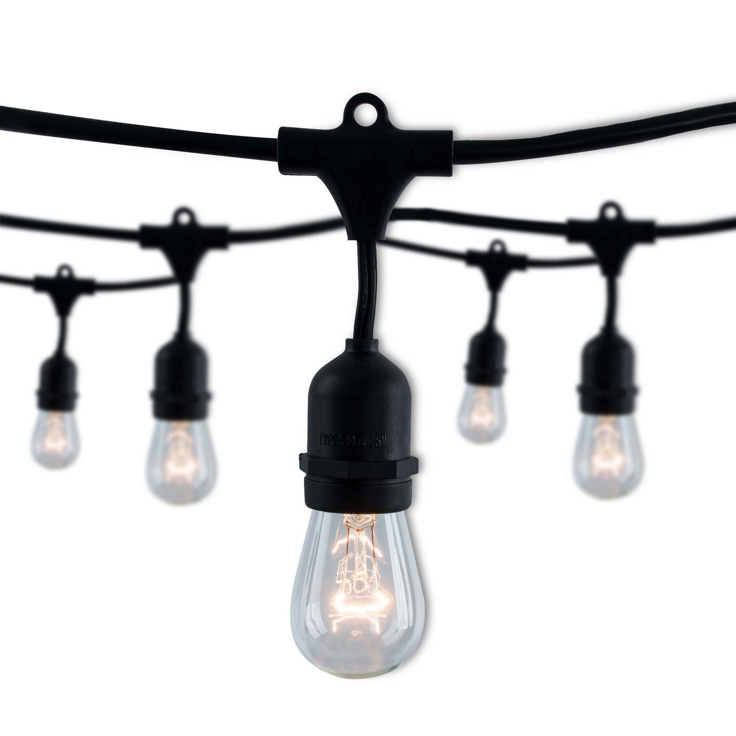 Bulbrite - 812312 - String Light - String - Black