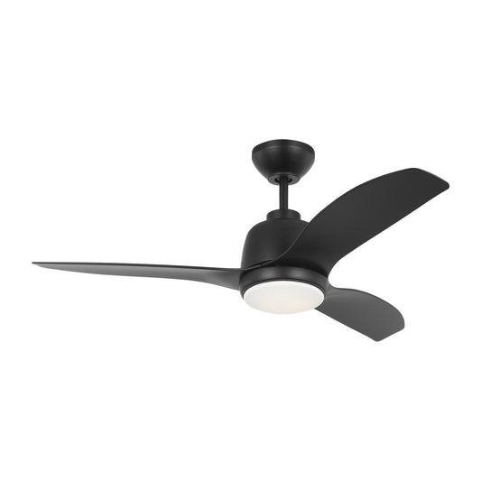 Avila Coastal 44 LED 44" Ceiling Fan in Midnight Black
