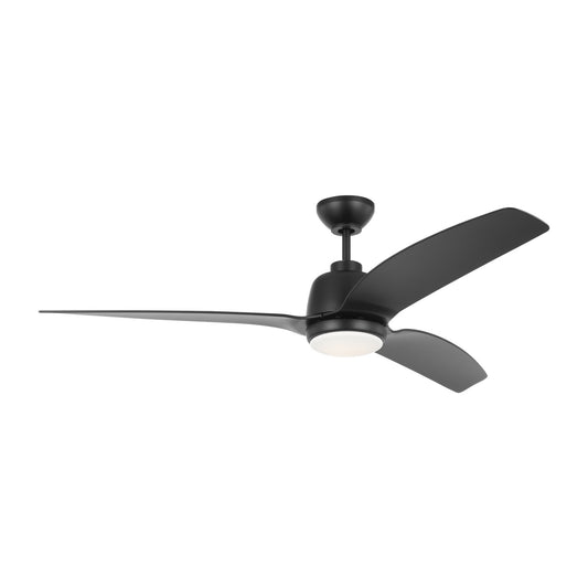 Avila Coastal 60 LED 60" Ceiling Fan in Midnight Black