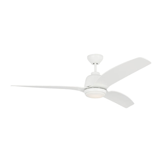 Avila Coastal 60 LED 60" Ceiling Fan in Matte White