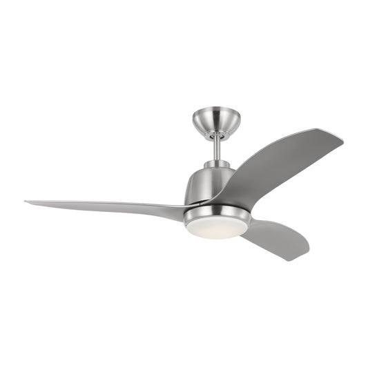 Avila 44 LED 44" Ceiling Fan in Brushed Steel