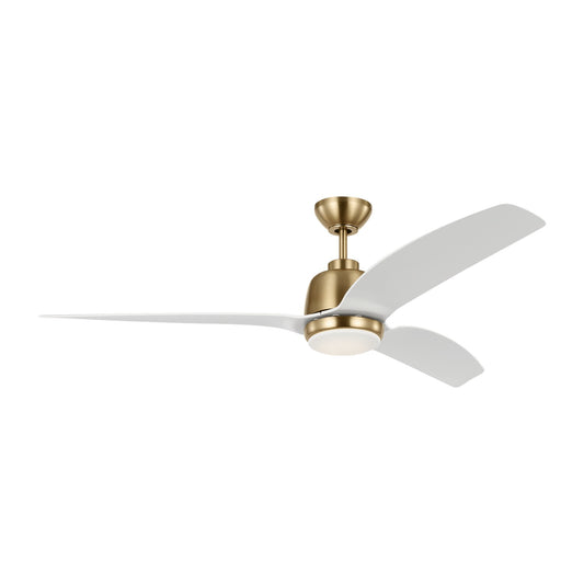 Avila 60 LED 60" Ceiling Fan in Satin Brass