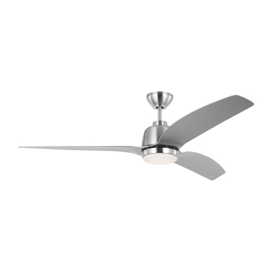 Avila 60 LED 60" Ceiling Fan in Brushed Steel