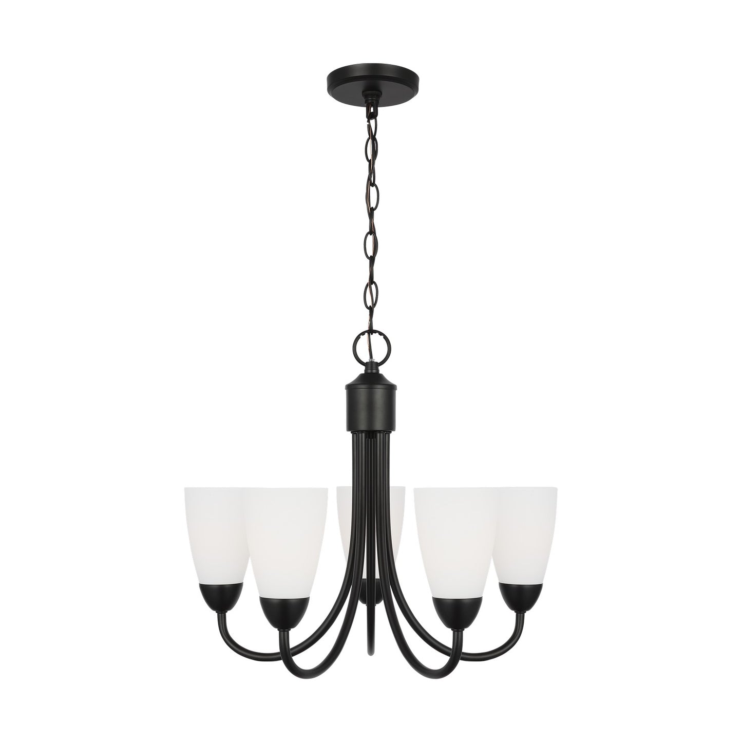 Generation Lighting - 3120205-112 - Five Light Chandelier - Seville - Midnight Black