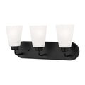 Generation Lighting - 4415203-112 - Three Light Wall / Bath - Kerrville - Midnight Black