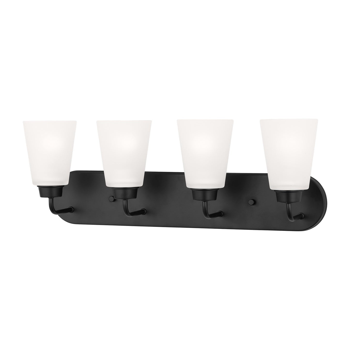 Kerrville Four Light Wall / Bath in Midnight Black