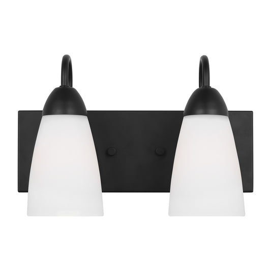 Generation Lighting - 4420202-112 - Two Light Wall / Bath - Seville - Midnight Black