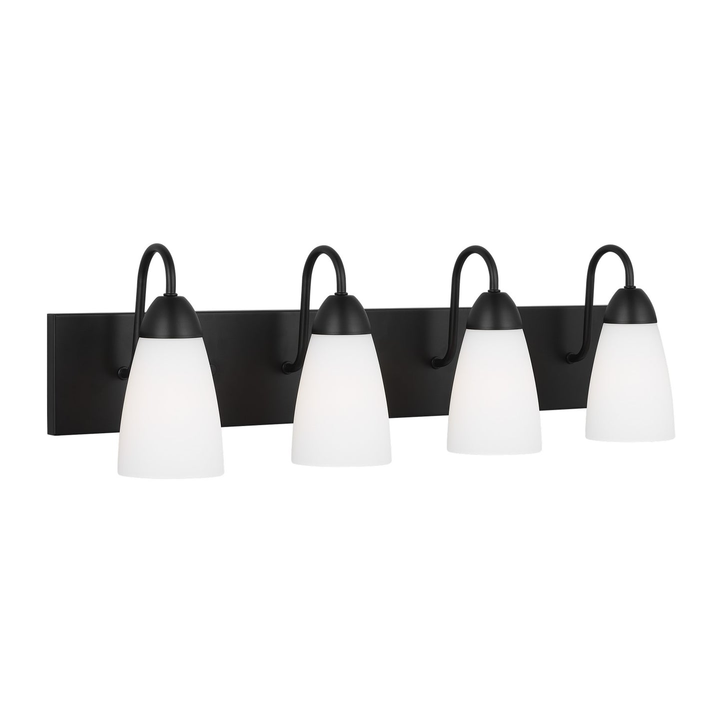 Seville Four Light Wall / Bath in Midnight Black