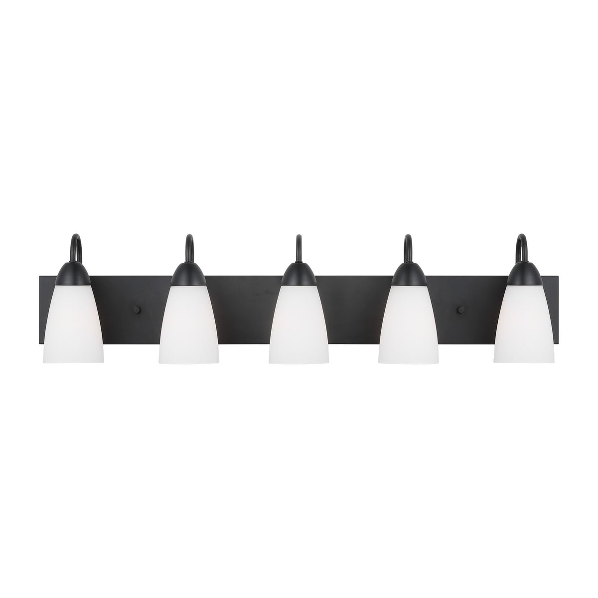 Generation Lighting - 4420205-112 - Five Light Wall / Bath - Seville - Midnight Black