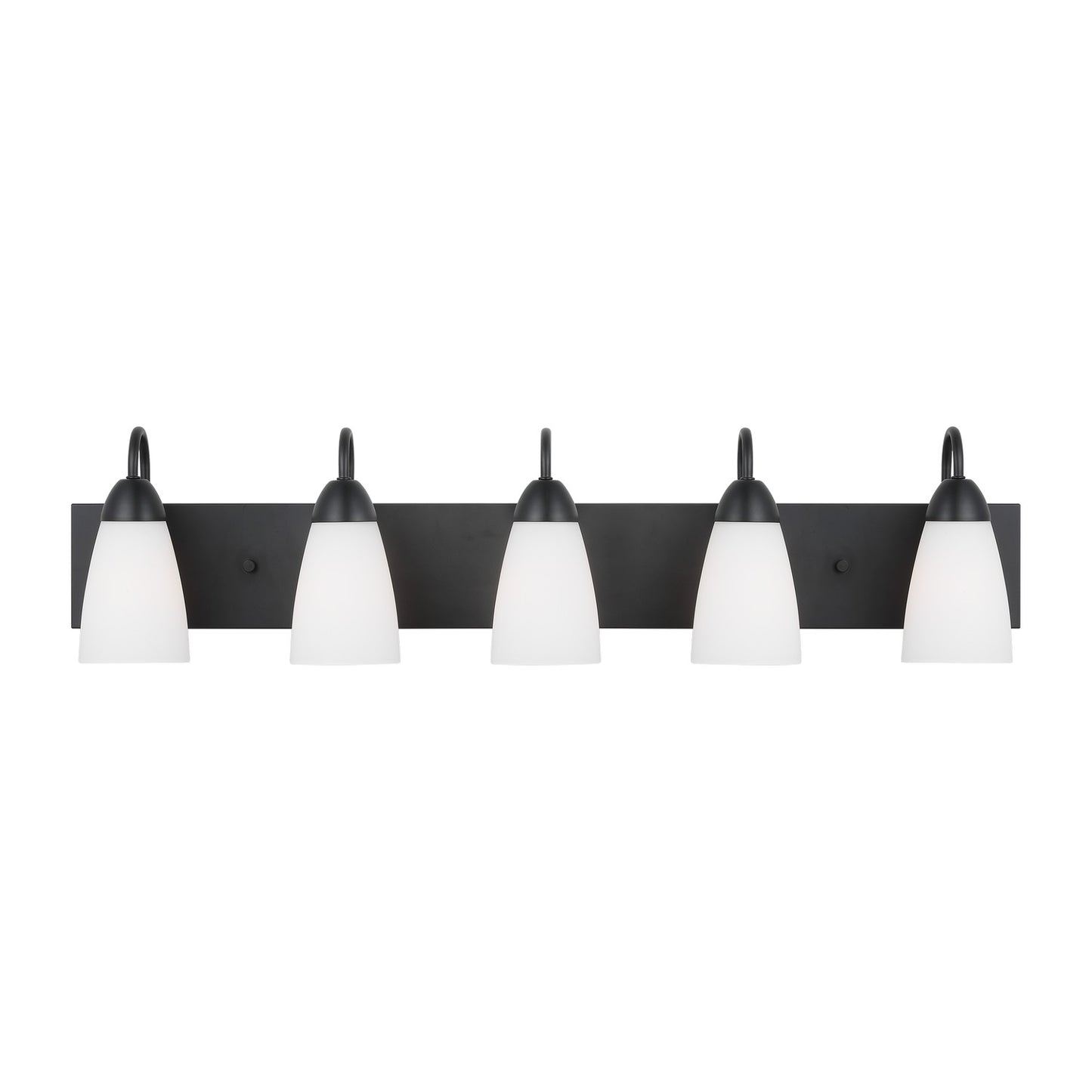 Seville Five Light Wall / Bath in Midnight Black