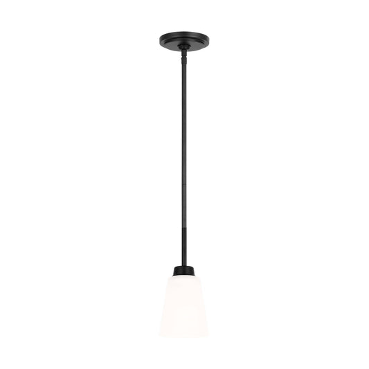 Kerrville One Light Mini Pendant in Midnight Black