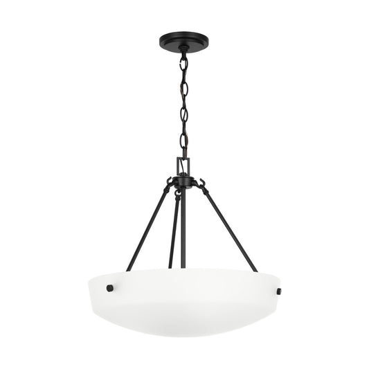 Kerrville Three Light Pendant in Midnight Black