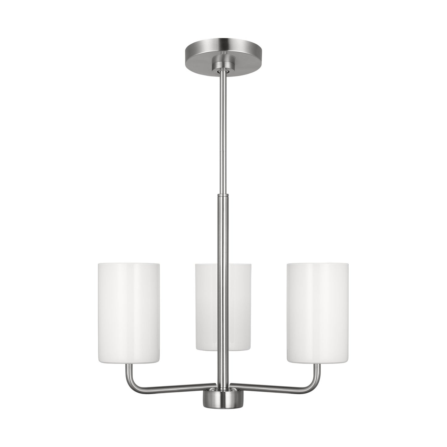 Generation Lighting - GLC1003BS - Three Light Chandelier - Rhett - Brushed Steel