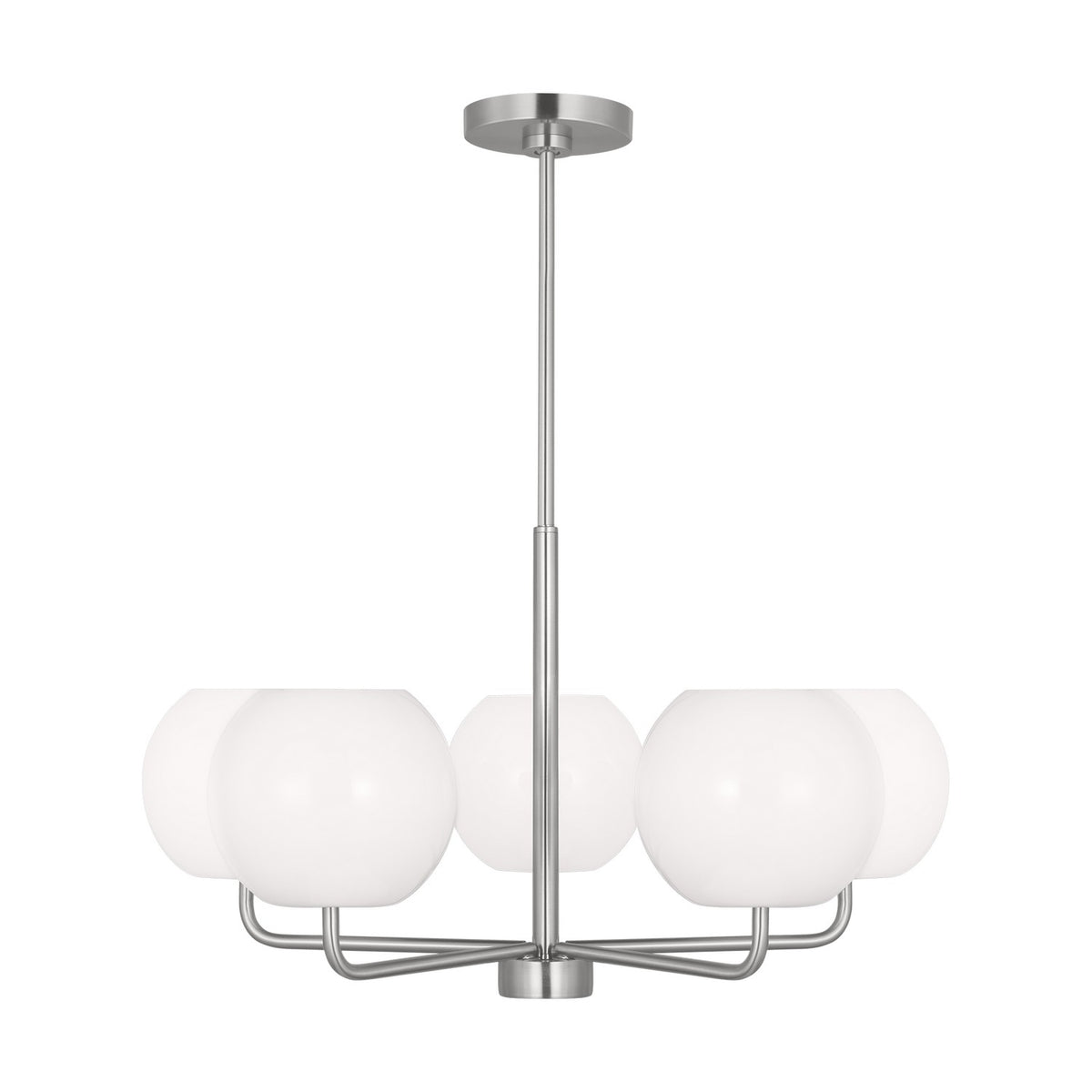 Generation Lighting - GLC1055BS - Five Light Chandelier - Rory - Brushed Steel