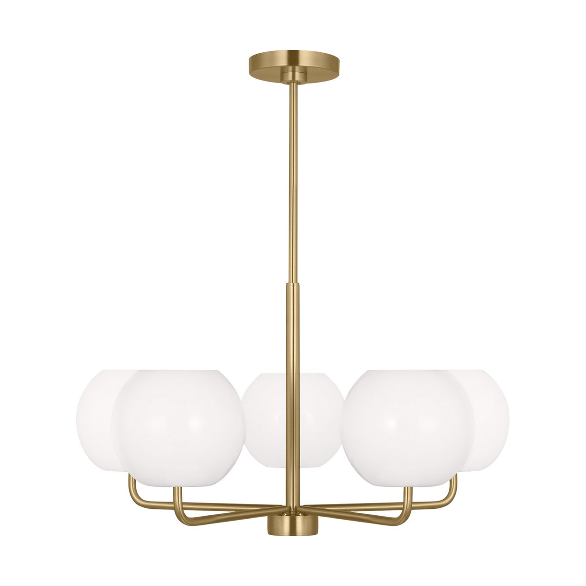 Generation Lighting - GLC1055SB - Five Light Chandelier - Rory - Satin Bronze