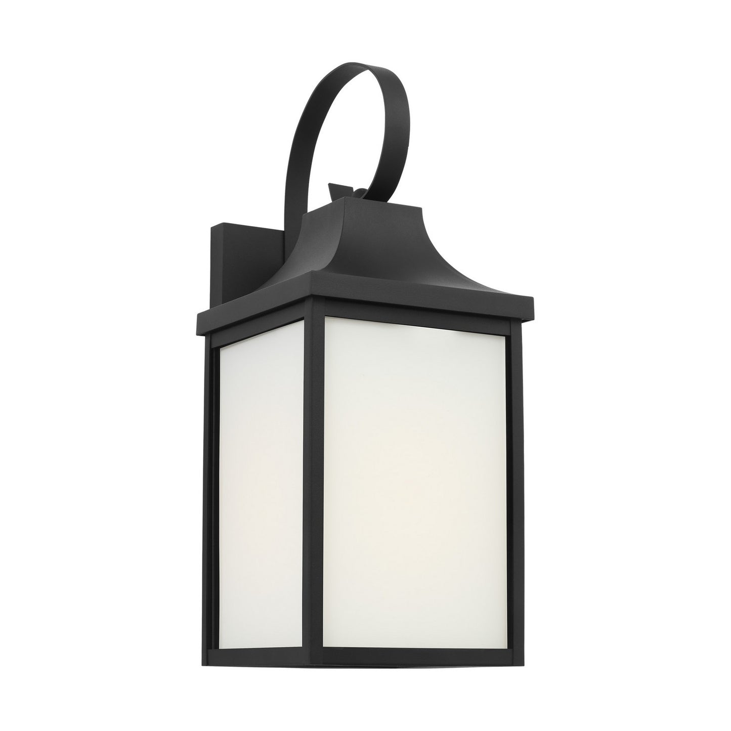 Say brook One Light Outdoor Lantern in Textured Black