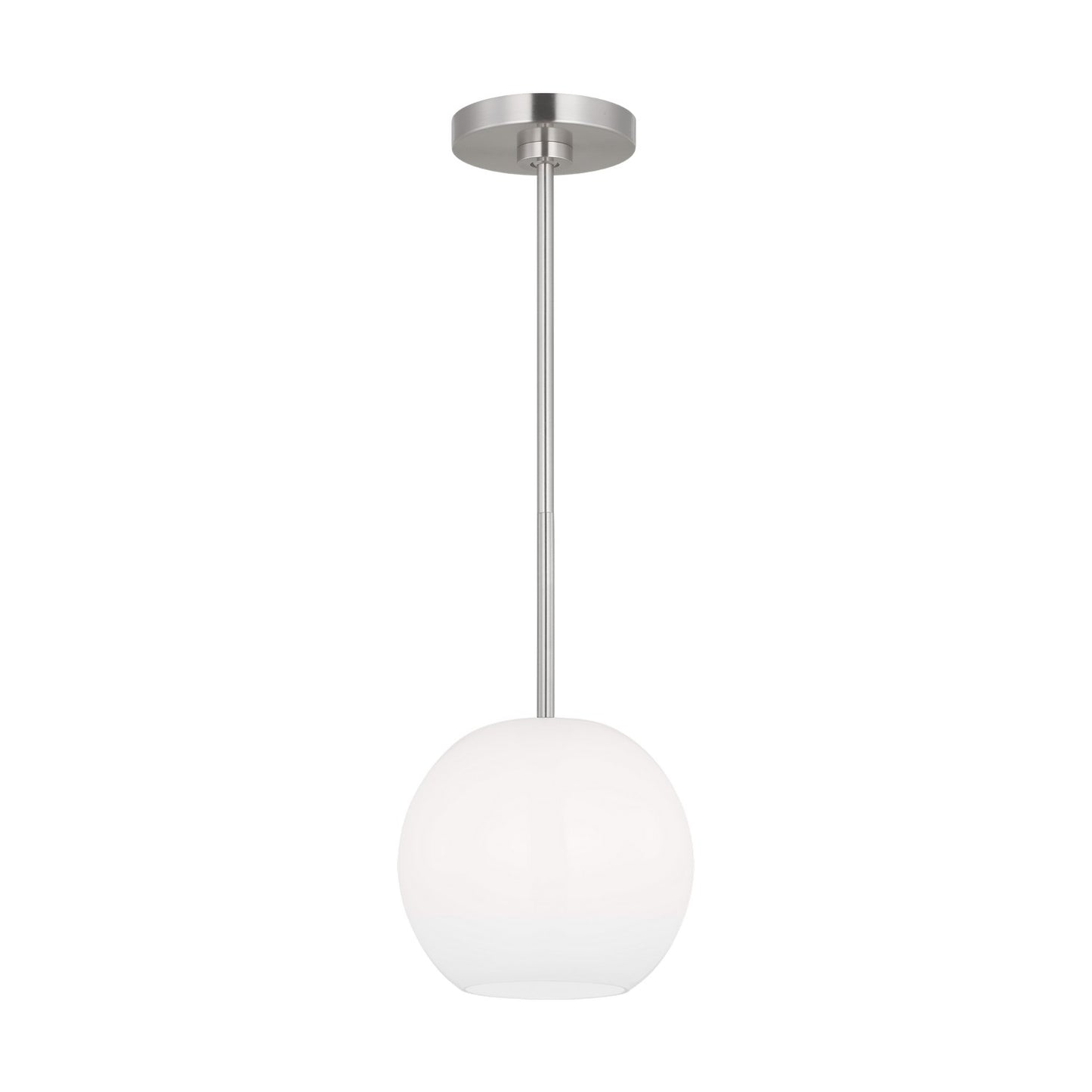 Rory One Light Mini Pendant in Brushed Steel