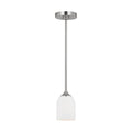 Generation Lighting - GLP1021BS - One Light Mini Pendant - Emile - Brushed Steel