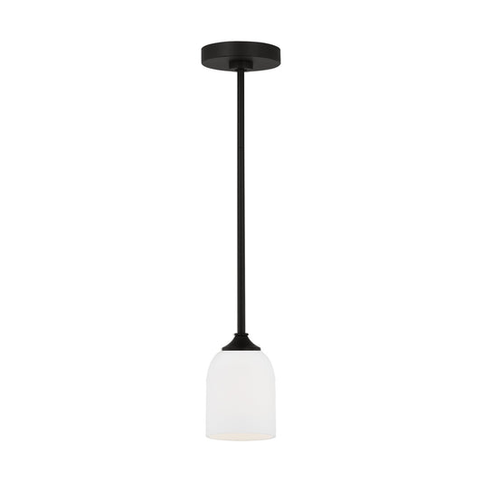 Emile One Light Mini Pendant in Midnight Black