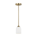 Generation Lighting - GLP1021SB - One Light Mini Pendant - Emile - Satin Bronze