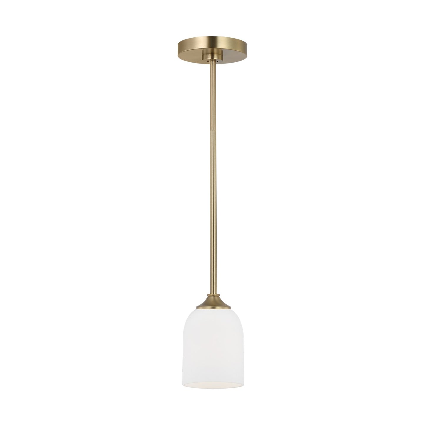 Generation Lighting - GLP1021SB - One Light Mini Pendant - Emile - Satin Bronze
