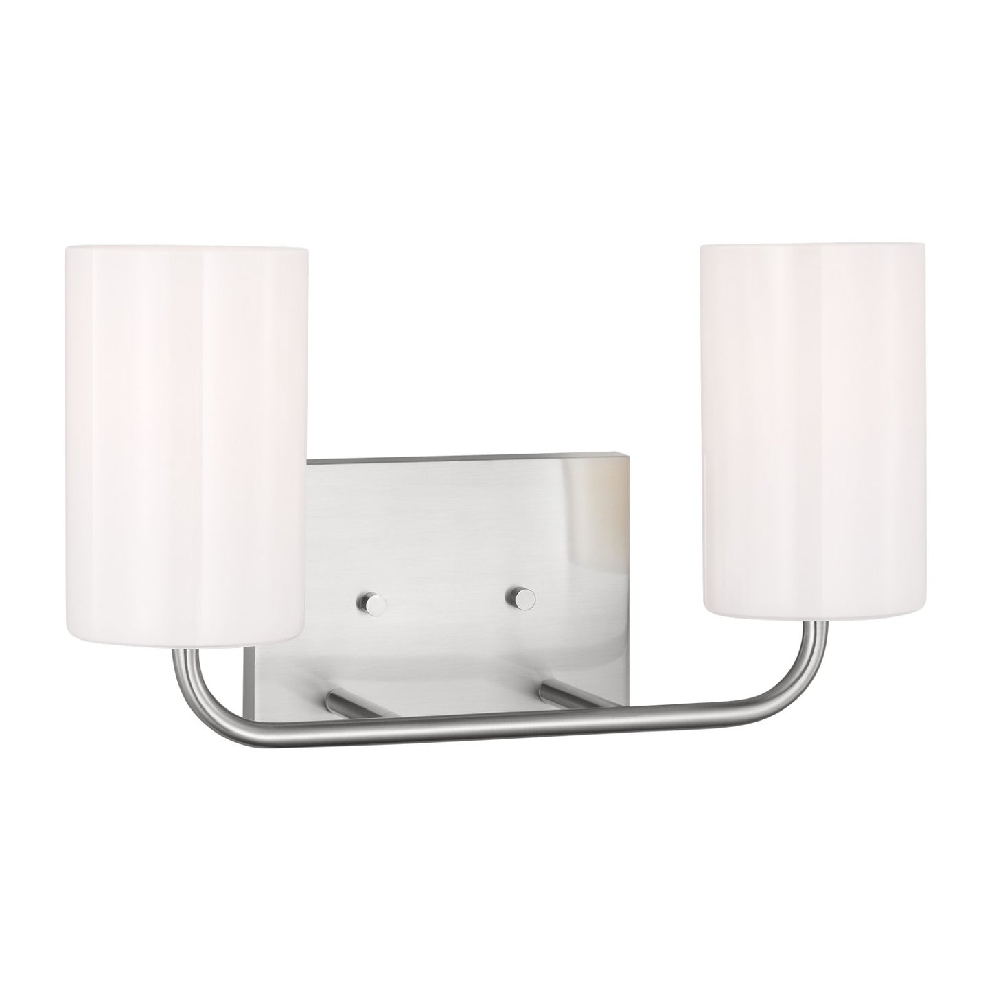 Generation Lighting - GLV1002BS - Two Light Vanity - Rhett - Brushed Steel