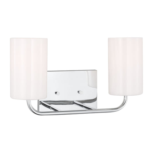 Rhett Two Light Vanity in Chrome