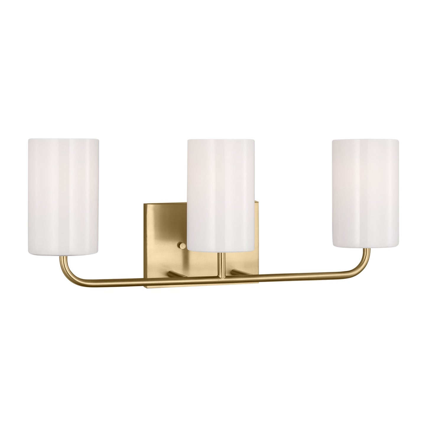 Rhett Three Light Vanity in Satin Brass