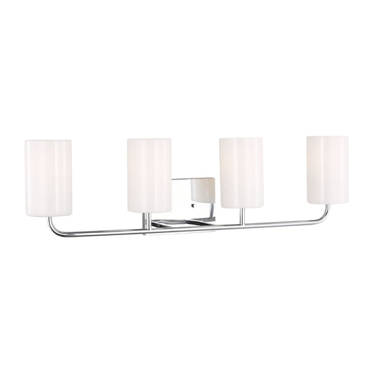 Rhett Four Light Vanity in Chrome