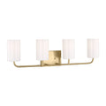 Generation Lighting - GLV1004SB - Four Light Vanity - Rhett - Satin Bronze
