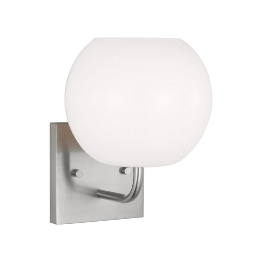 Rory One Light Vanity in Brushed Steel