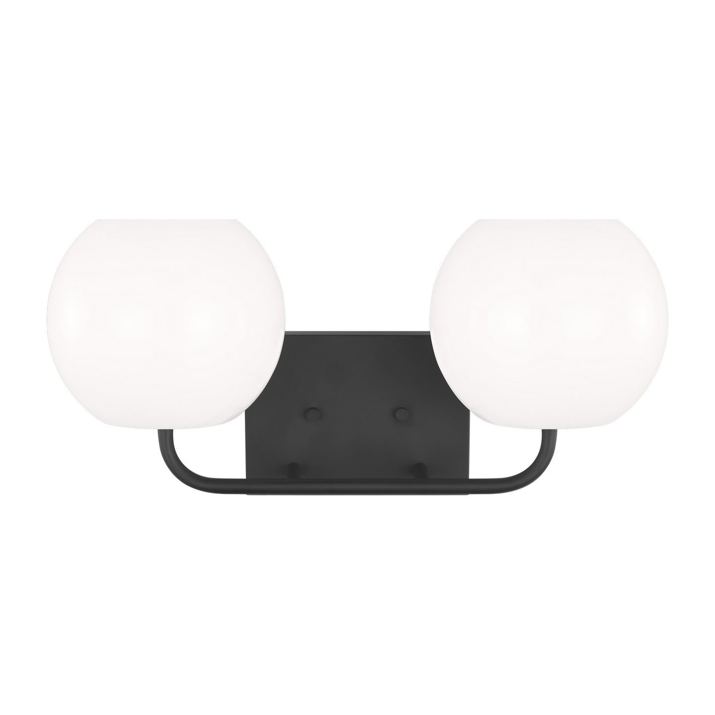 Generation Lighting - GLV1012MBK - Two Light Vanity - Rory - Midnight Black