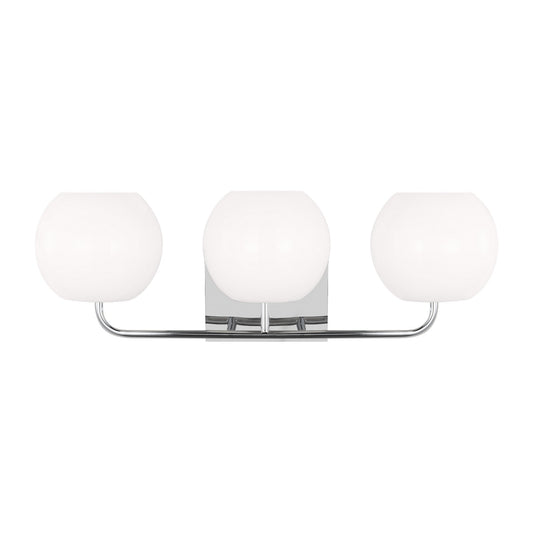 Rory Three Light Vanity in Chrome