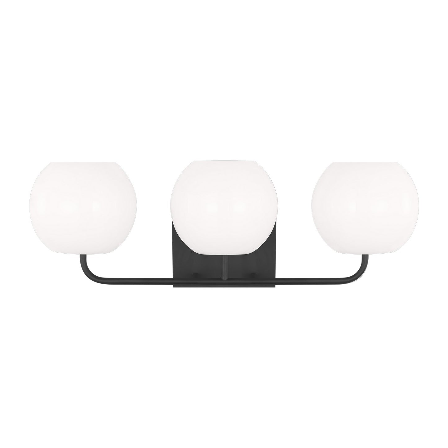Rory Three Light Vanity in Midnight Black