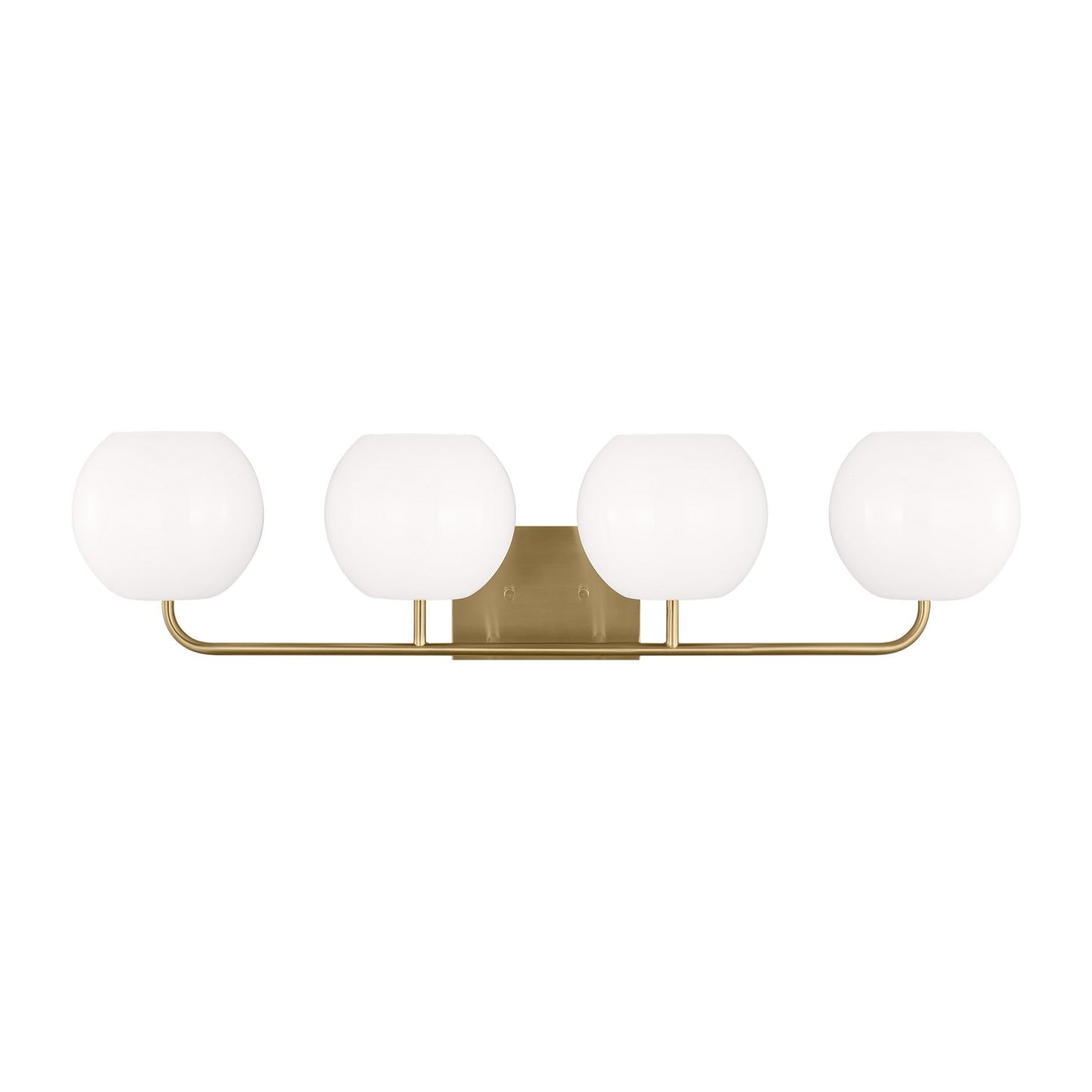 Rory Four Light Vanity in Satin Brass