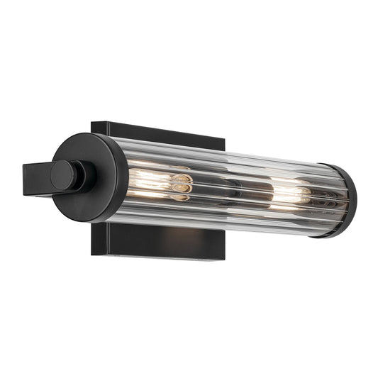 Azores Two Light Wall Sconce in Black
