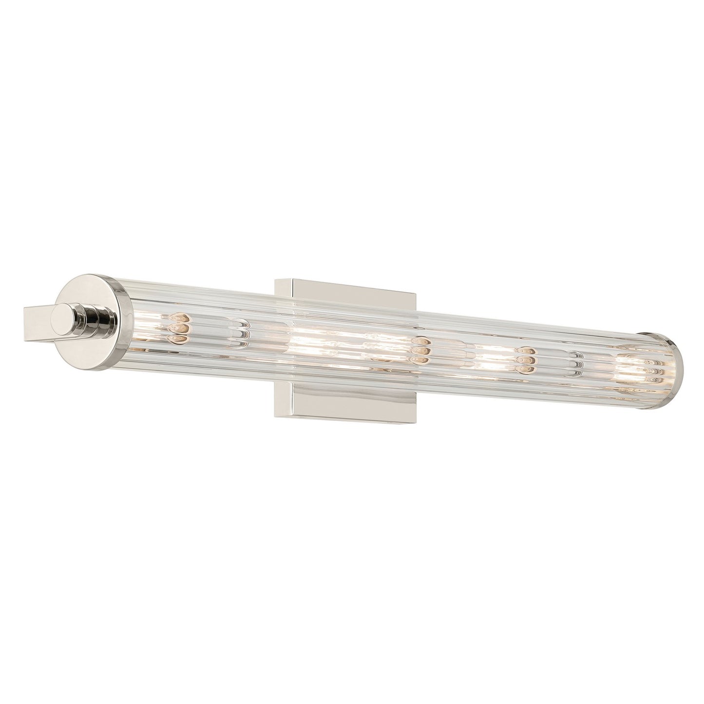 Azores Five Light Linear Bath in Polished Nickel
