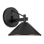 Ripley One Light Outdoor Wall Mount in Black