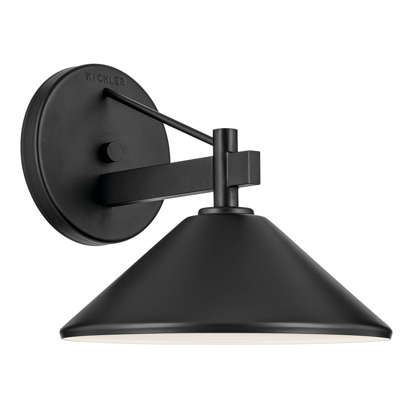 Ripley One Light Outdoor Wall Mount in Black