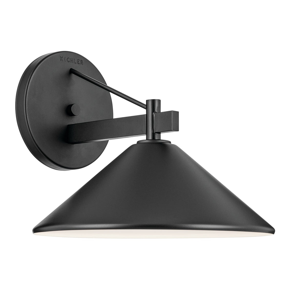 Ripley One Light Outdoor Wall Mount in Black
