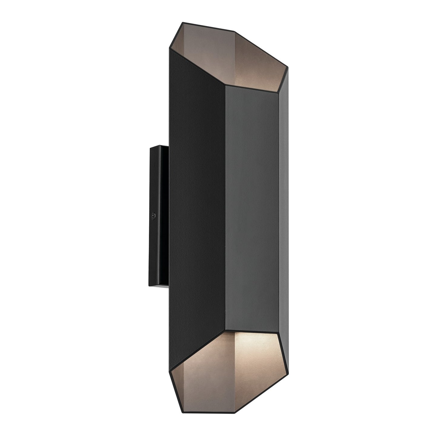 Estella LED Outdoor Wall Mount in Black