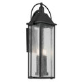 Harbor Row Four Light Outdoor Wall Mount in Textured Black