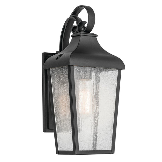 Forestdale One Light Outdoor Wall Mount in Textured Black
