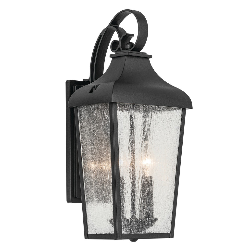 Forestdale Two Light Outdoor Wall Mount in Textured Black
