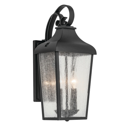 Forestdale Two Light Outdoor Wall Mount in Textured Black